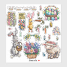 Autocollant en vinyle sur mesure pour Pâques