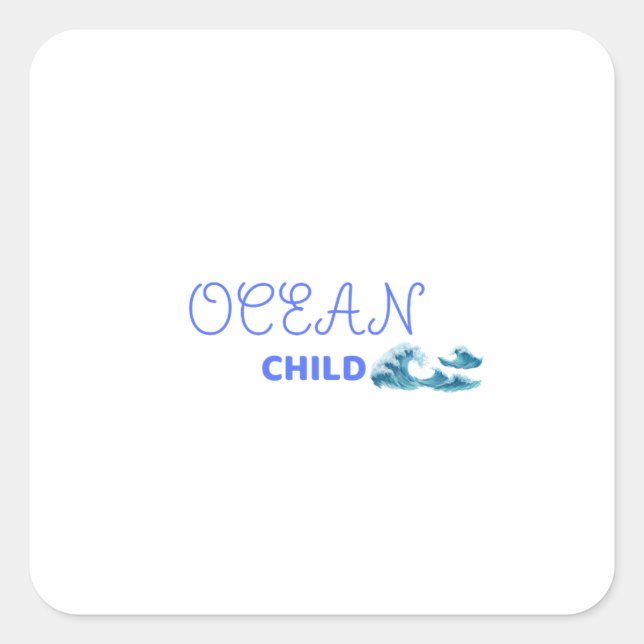 Autocollant Enfant Océan Mignon Décalcomanie Tropi (Devant)