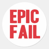 Autocollant Epic Fail