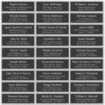 Autocollant étiquette de adresse invité mariage pe<br><div class="desc">Facile à personnaliser,  noms et adresses / autocollants de étiquette de adresse de livraison mariage individuel pour les invités. Noir et blanc</div>