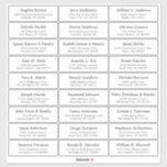 Autocollant étiquette de adresse invité mariage pe<br><div class="desc">Facile à personnaliser,  noms et adresses / autocollants de étiquette de adresse de livraison mariage individuel pour les invités.</div>