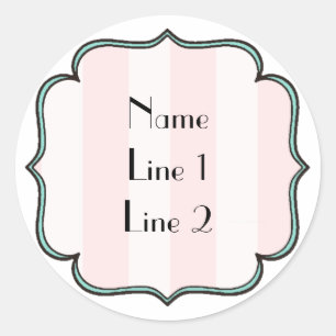 Autocollant Étiquette élégant