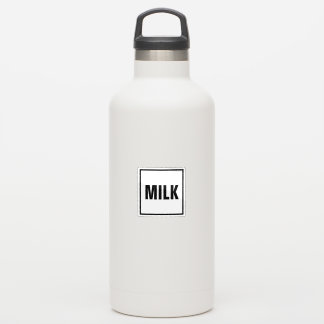 Autocollant étiquette « LAIT » – Design minimalist