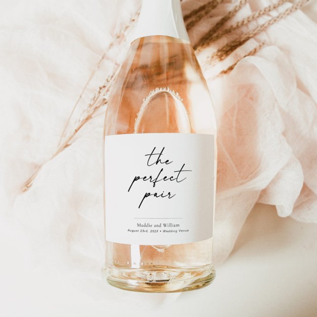 Autocollant Étiquette mariage à bouteille de vin a (Créateur téléchargé)