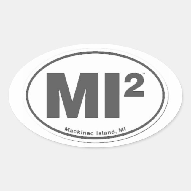 Autocollant Euro de Mackinac Island (Devant)