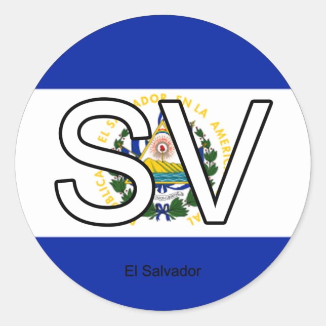 Autocollant Euro Salvador (Devant)
