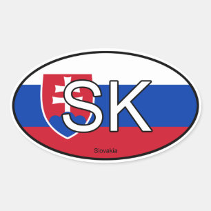 Autocollant Euro Slovaquie