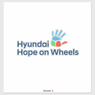 Autocollant extra large Hyundai Hope on Wheels