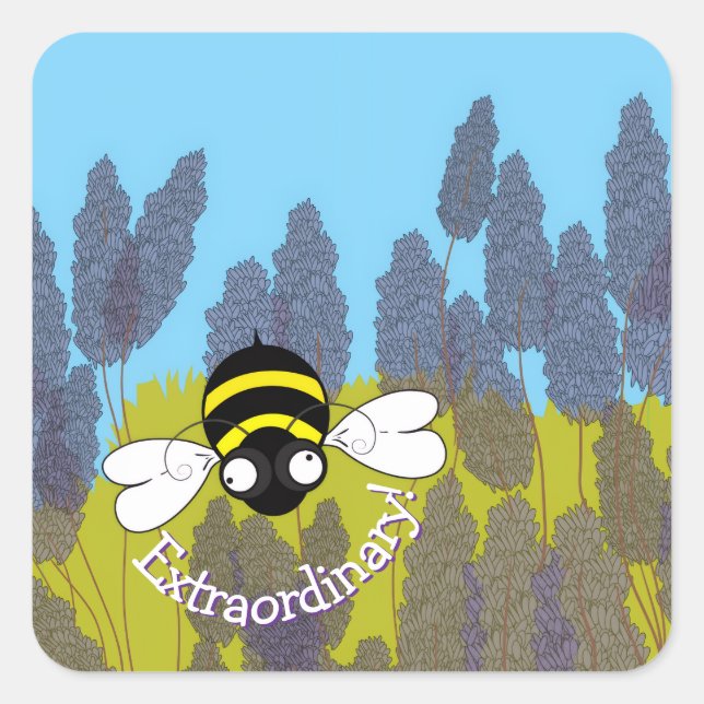 Autocollant Extraordinaire Abeille (Devant)