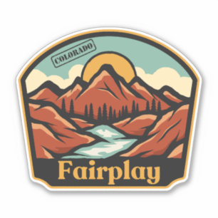 Autocollant Fairplay, Colorado