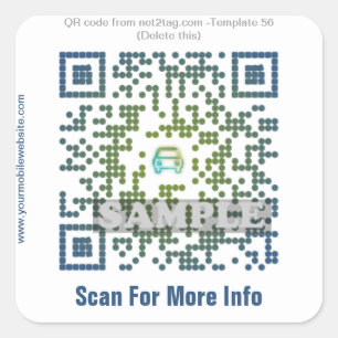Autocollant fait sur commande de code de QR