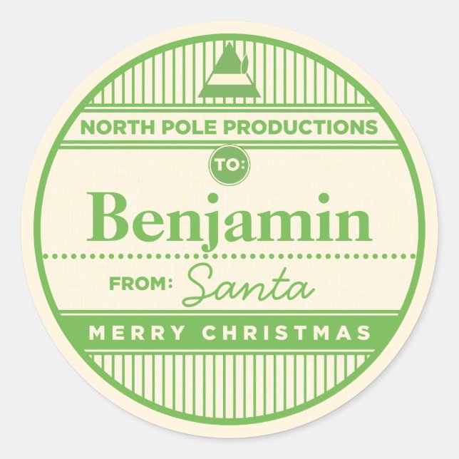 Autocollant fait sur commande de Noël de (Devant)