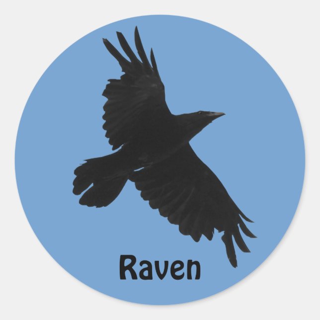 Autocollant faune de Black Raven Birdlover (Devant)