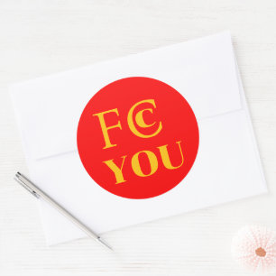 Autocollant FCC YOU