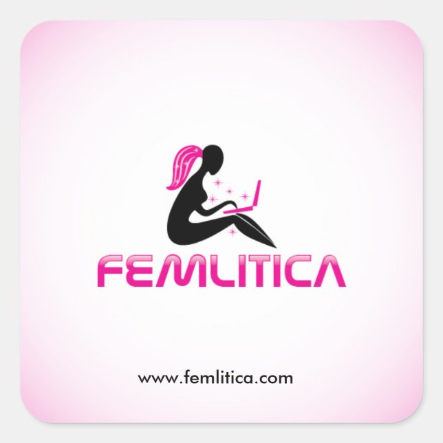 Autocollant Femlitica carré (Devant)