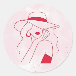 Autocollant Femme