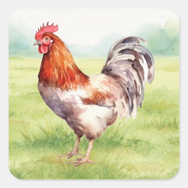 Autocollant Ferme de Poules (Devant)