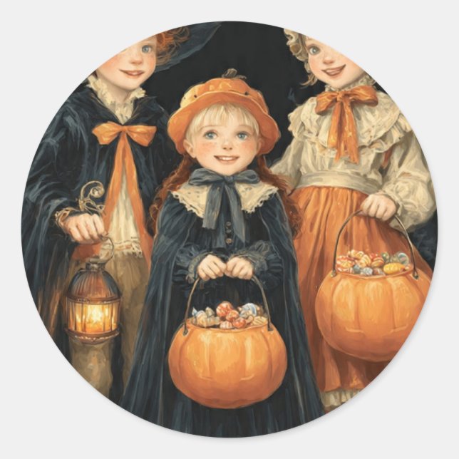 Autocollant fête Halloween  (Devant)