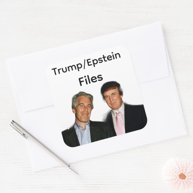 Autocollant Fichiers Trump/Epstein (Enveloppe)