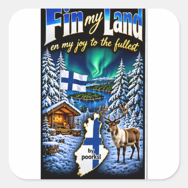 Autocollant Finlande (Devant)