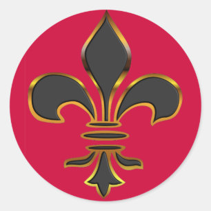 autocollant Fleur-De-lis