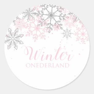 Autocollant flocon de neige Winter Onederland