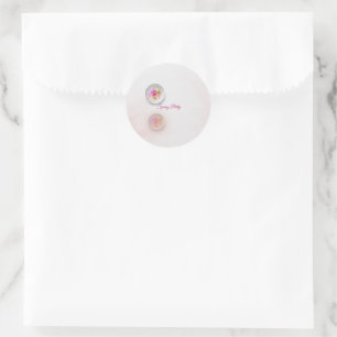 Autocollant floral