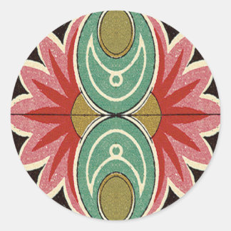 Autocollant floral arabe