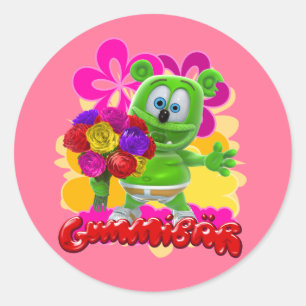 Autocollant floral de Gummibär