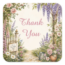 Autocollant floral personnalisé pour jardin de cot