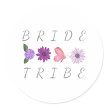 Autocollant Floral pour la Tribu de la Mariée Cade