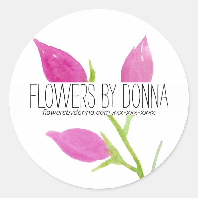 autocollant FLOWER BUSINESS (Devant)
