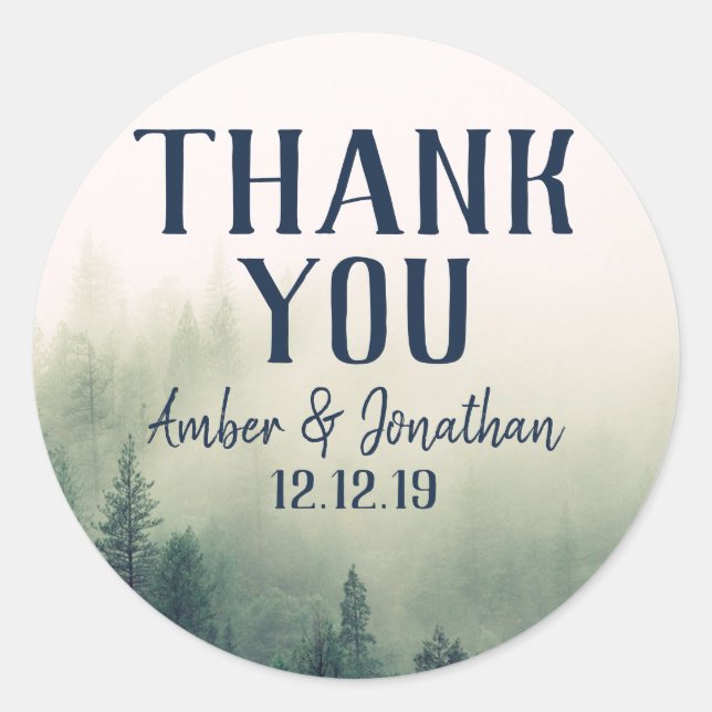 Autocollant Foggy Mountain Favour (Devant)