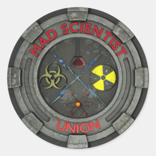 Autocollant fol des syndicats de scientifique