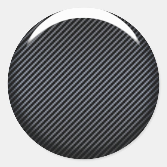 Autocollant foncé de fan de carbone (Devant)
