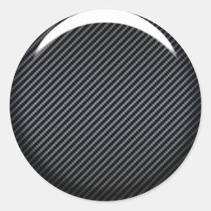 Autocollant foncé de fan de carbone