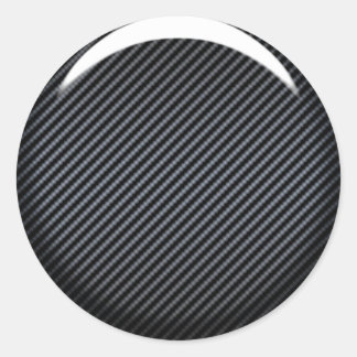 Autocollant foncé de fan de carbone