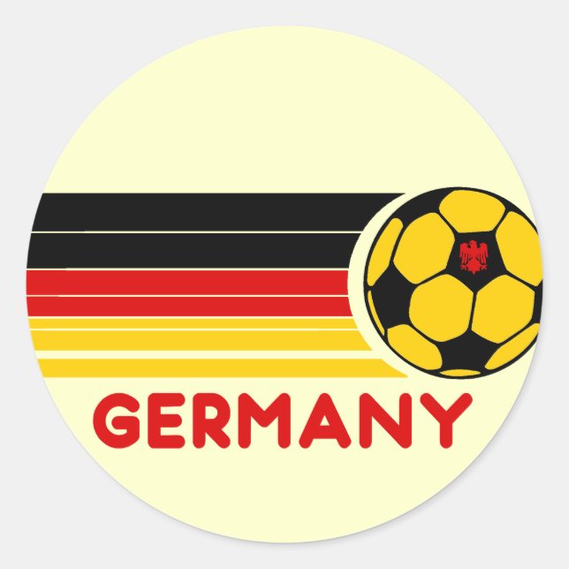 Autocollant Football Allemagne (Devant)