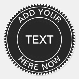 Autocollant frais de logo d'affaires de hippie