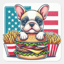 Autocollant français Bulldog