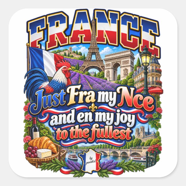 autocollant France (Devant)