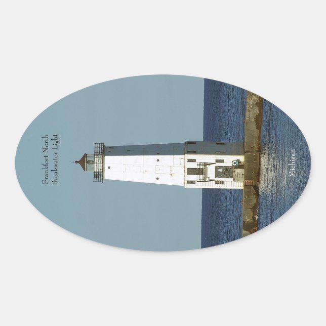 Autocollant Frankfort North Breakwater Light (Devant)