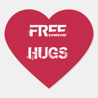 Autocollant Free Hugs
