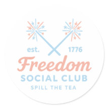 Autocollant Freedom Social Club