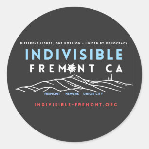 Autocollant Fremont indivisible (foncé)