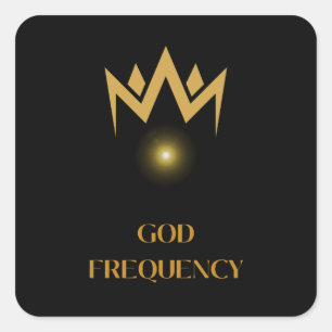 Autocollant FRÉQUENCE DIEU