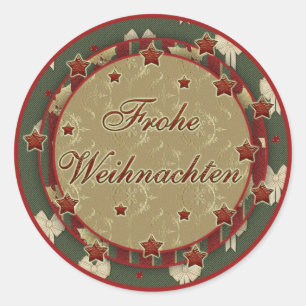 Autocollant "Frohe Weihnachten"