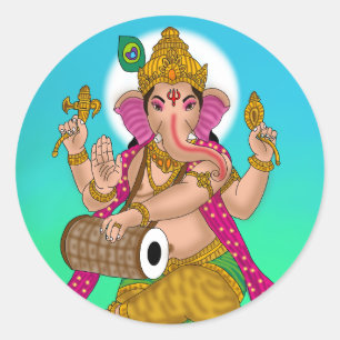 Autocollant Ganesha dansant