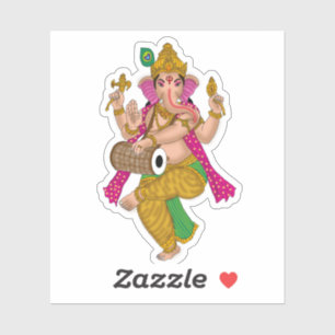 Autocollant Ganesha dansant