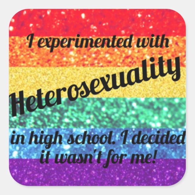 autocollant gay pride (Devant)